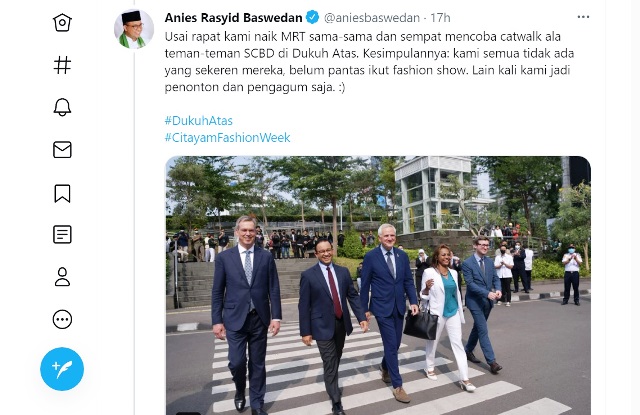 Anies Baswedan Respon Citayam Fashion Week Tapi Nama Gubernur DKI Disebut Ridwan Kamil