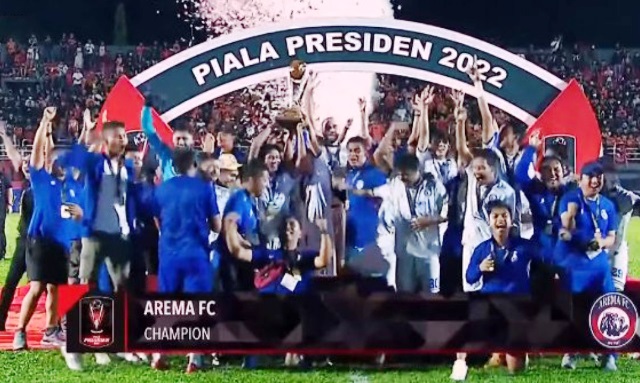 Arema FC Juara 3 Kali Piala Presiden