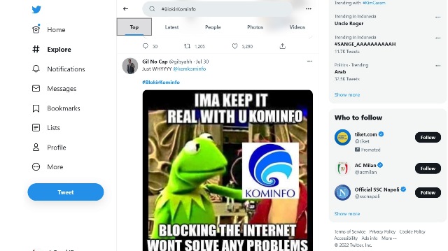10 meme tagar #BlokirKominfo viral