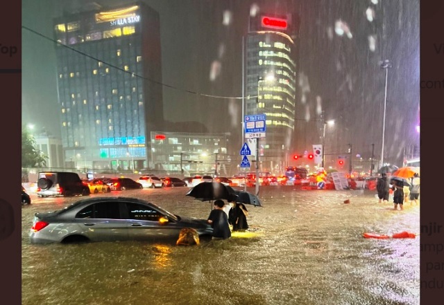 Korea Selatan alami banjir
