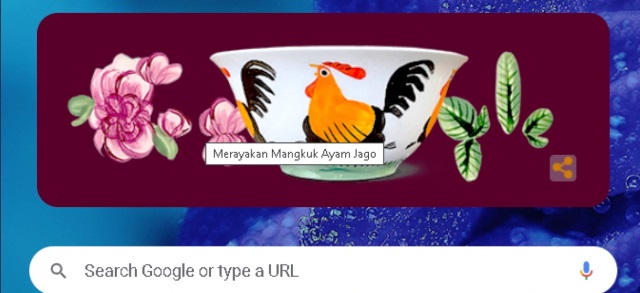 Google Doodle Mangkuk Ayam Jago