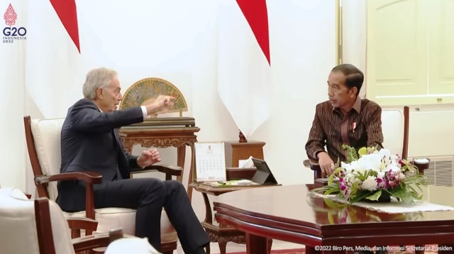 Tony Blair Diminta Bantu Promosikan IKN Oleh Presiden Jokowi