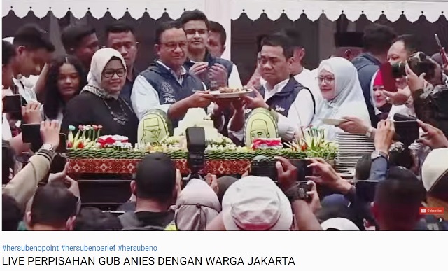 Anies Baswedan dan Ahmad Riza Patria Tuntas Pimpin Jakarta Trending Topic #TerimaKasihPakAnies
