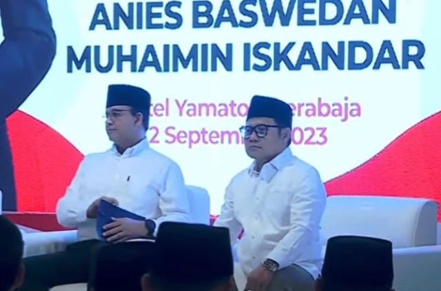 Anies Baswedan dan Muhaimin Iskandar