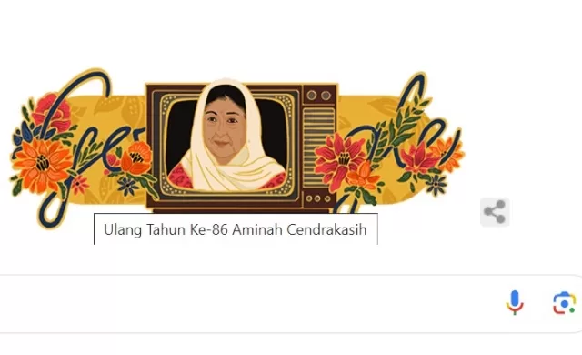 Google Doodle Aminah Tjendrakasih