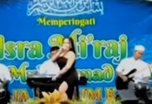 viral biduan dangdut Isra Miraj