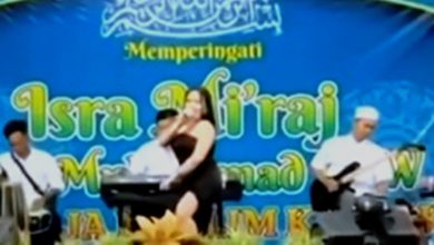 viral biduan dangdut Isra Miraj