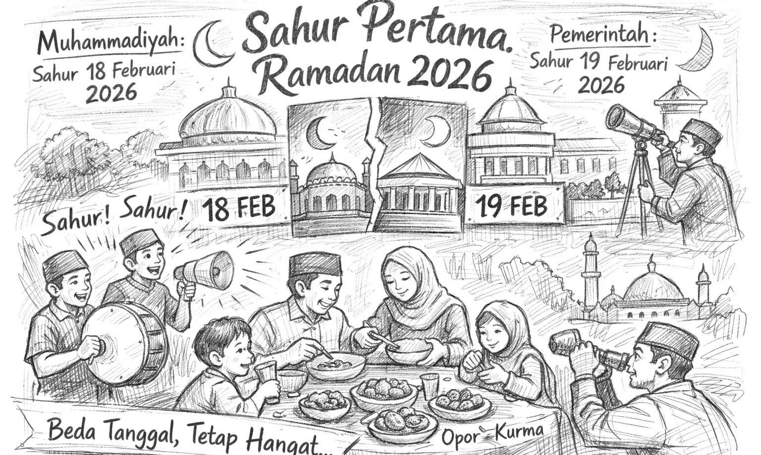 sahur pertama Ramadan