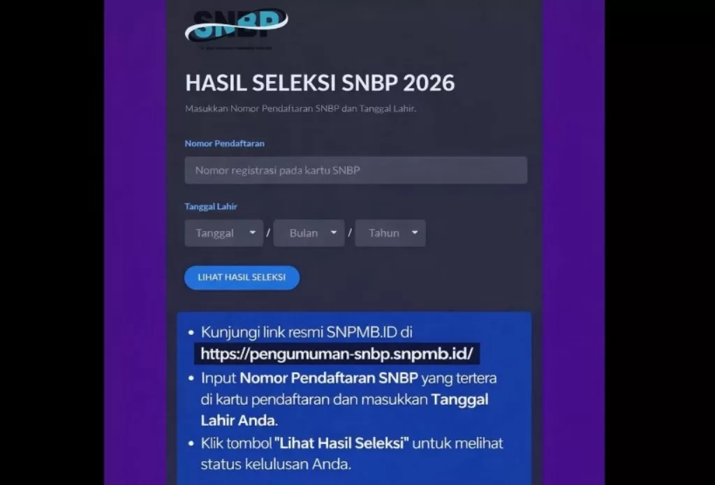 link pengumuman SNBP
