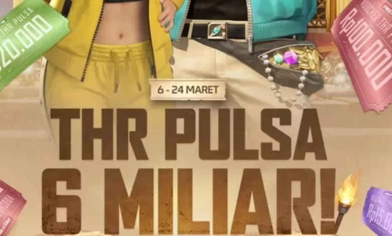 Free Fire THR pulsa