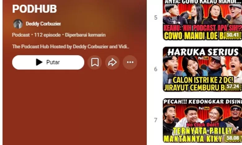 PodHub Deddy Corbuzier