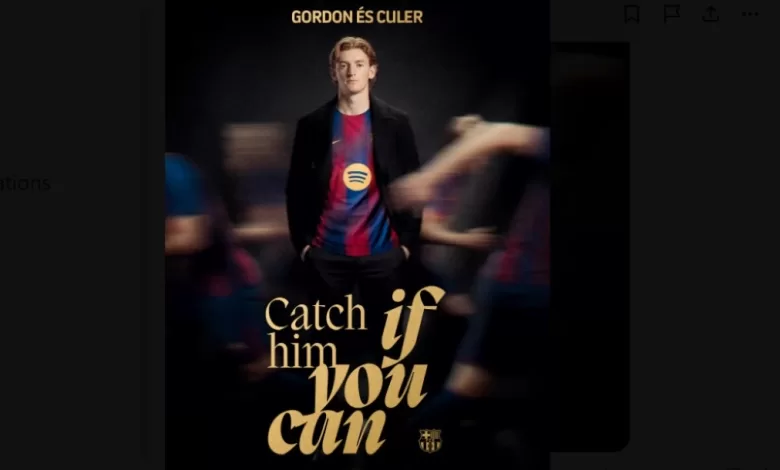 Anthony Gordon FC Barcelona