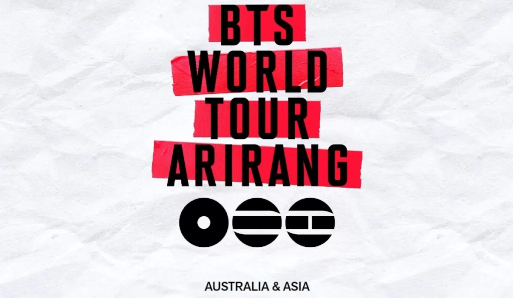 BTS Tour Asia Australia 2026