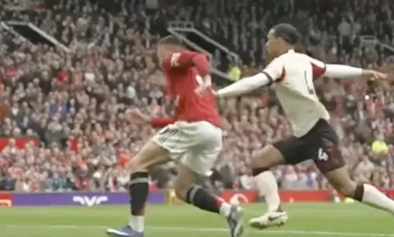 Hasil babak pertama MU vs Liverpool
