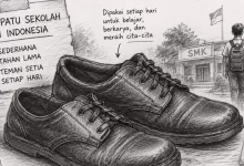 meninggal sepatu kekecilan
