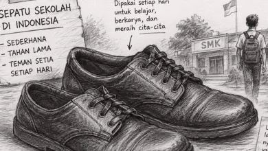 meninggal sepatu kekecilan