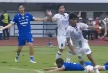 babak pertama Persib vs Persijap
