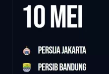 pertantingan Persija vs Persib Samarinda