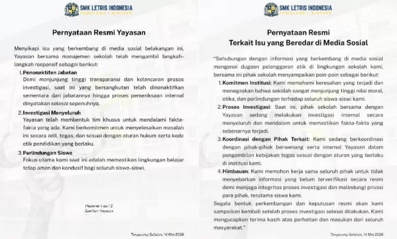 child grooming smk letris pamulang