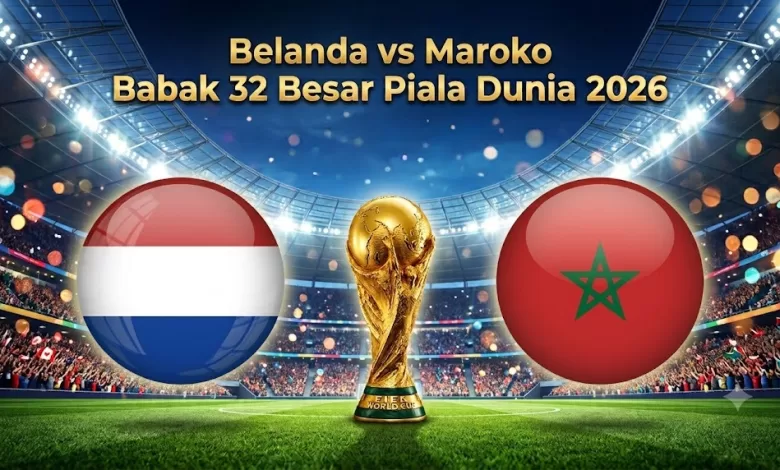 Belanda vs Maroko