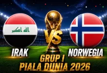 Irak vs Norwegia Piala Dunia 2026