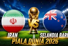 Iran vs Selandia Baru