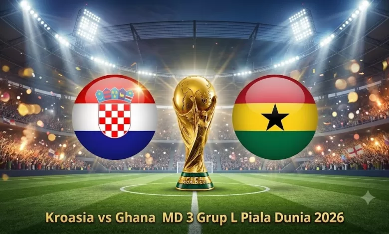 pertandingan Kroasia vs Ghana