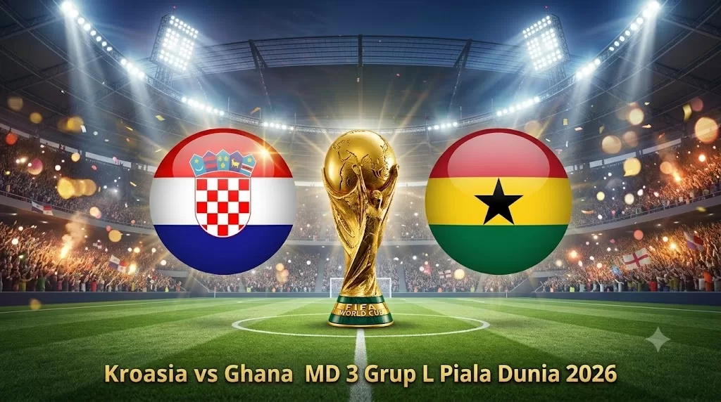 pertandingan Kroasia vs Ghana