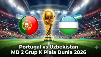 jadwal Portugal vs Uzbekistan