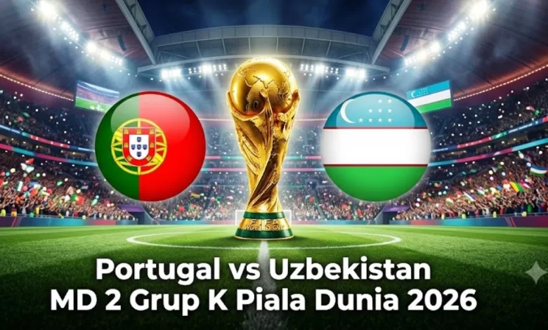 jadwal Portugal vs Uzbekistan
