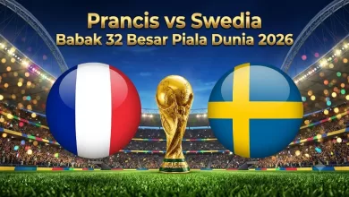 Prancis vs Swedia Babak 32 Besar
