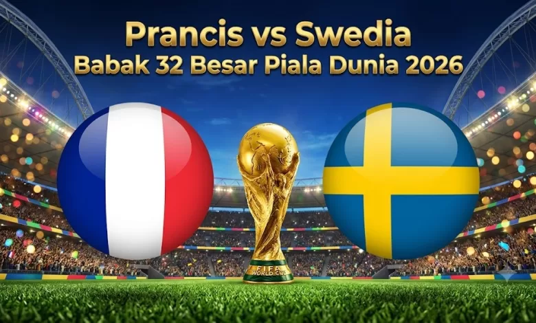 Prancis vs Swedia Babak 32 Besar