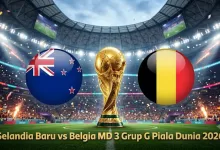 pertandingan Selandia Baru vs Belgia