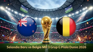 pertandingan Selandia Baru vs Belgia