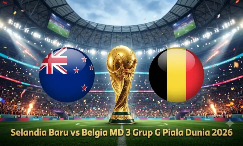 pertandingan Selandia Baru vs Belgia