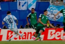 babak pertama Argentina vs Aljazair
