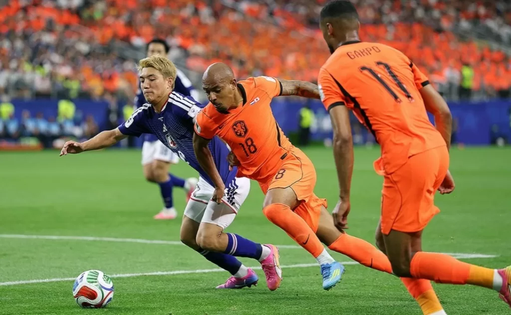 Hasil Seri Pertandingan Belanda vs Jepang, Samurai Biru Paksa Oranje  Berbagi Poin