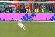 Adu penalt Maroko vs Belanda