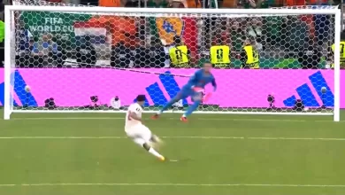 Adu penalt Maroko vs Belanda