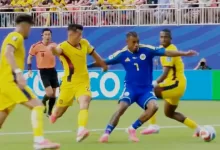 babak pertama Ekuador vs Curacao