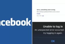 facebook error hari ini