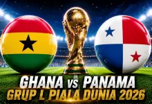 Ghana vs Panama Piala Dunia 2026