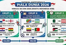 Piala Dunia 28 Juni 2026