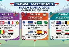 Jadwal Piala Dunia 2026