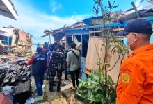 korban ledakan biak