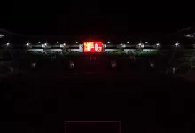 lampu stadion padam