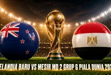 Selandia Baru vs Mesir