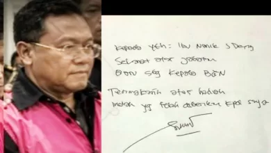 sony sonjaya surat terbuka