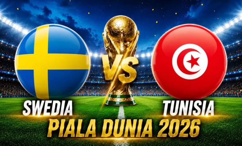 hasil Swedia vs Tunisia