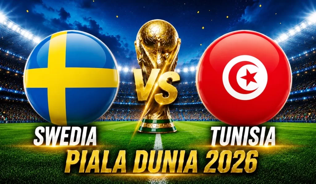 hasil Swedia vs Tunisia